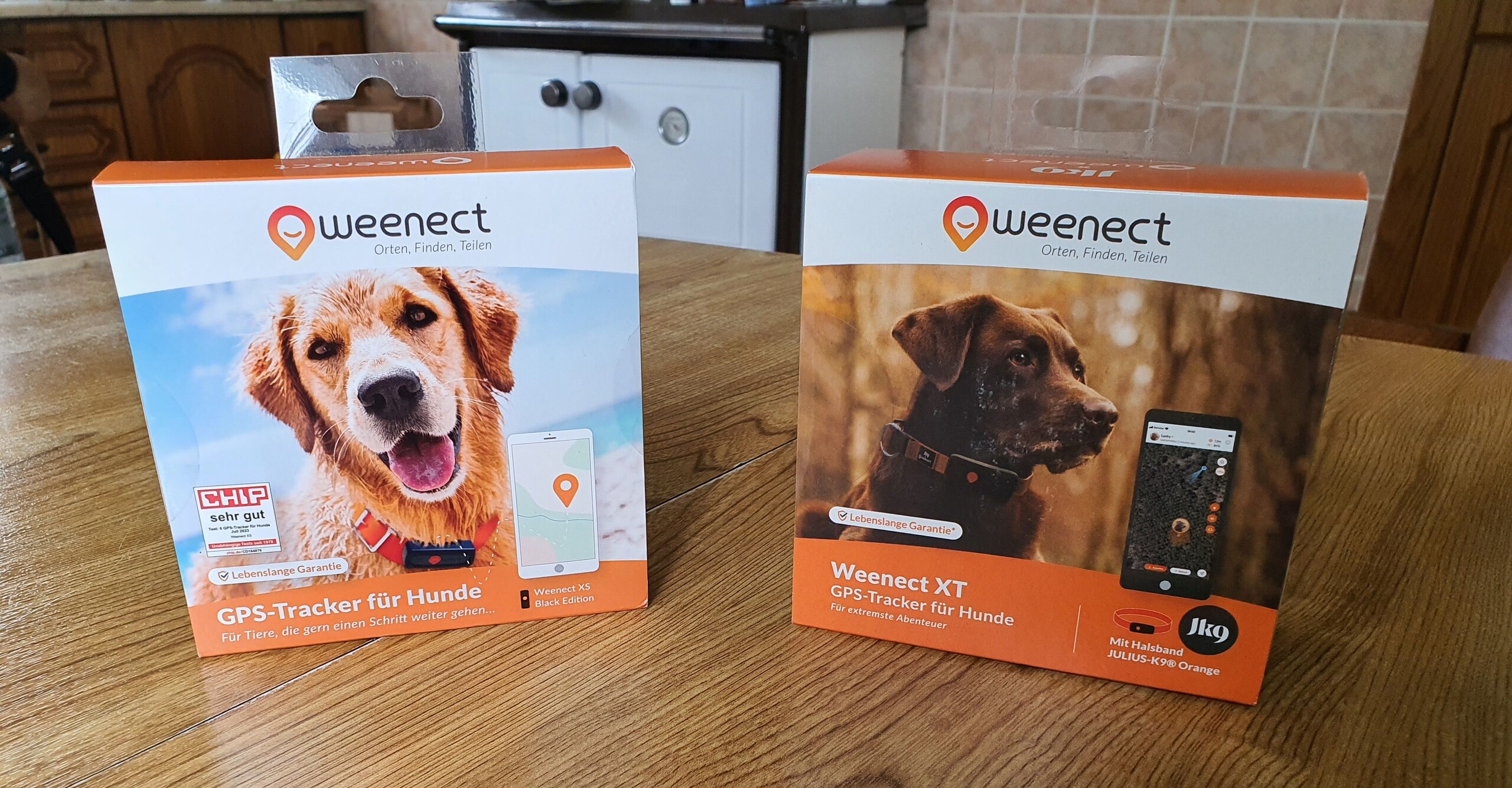 Weenect XT und Weenect XS GPS Tracker für hunde und Katzen