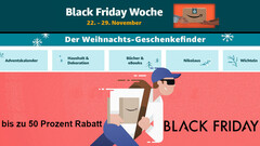 Amazon Black Friday Woche: Bis zu 50 Prozent Rabatt ab 22. November.