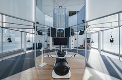 12 VR-Pods stehen in der MK2 Bibliotheque in Paris für virtuelle Abenteuer bereit.