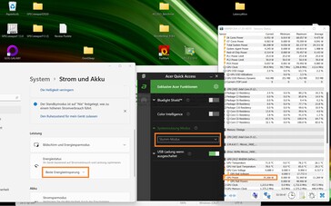 35-W-TGP im Stumm-Modus + "Beste Energieeinsparung" @Netzbetrieb