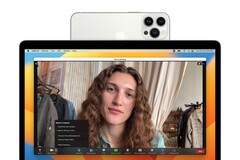 Das Apple iPhone kann schon jetzt als drahtlose Webcam für Macs genutzt werden, Android 14 soll ein ähnliches Feature bieten. (Bild: Apple)
