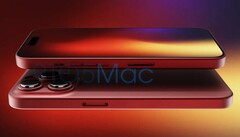 Das Apple iPhone 15 Pro soll in Dunkelrot angeboten werden, das günstigere iPhone 15 dagegen in einem Grünton. (Bild: Apple)