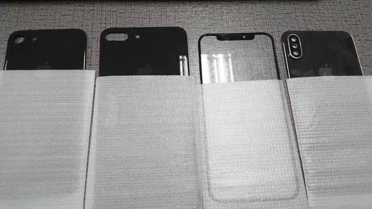 Von links nach rechts: iPhone 7s, iPhone 7s Plus und iPhone 8 (oder iPhone X)