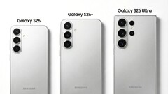 Die Samsung Galaxy S26 Familie, wie sie wahrscheinlich nicht aussehen wird. Das Galaxy S26 Ultra dürfte deutlich rundlicher werden. (Bildquelle: Ice Universe)