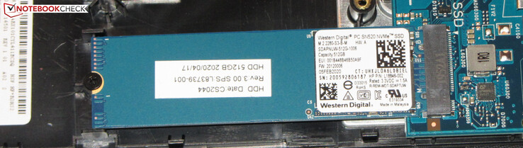 Eine NVMe-SSD dient als Systemlaufwerk