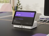 Das Logi Dock Flex kann anzeigen, welcher Mitarbeiter den Tisch derzeit reserviert hat, und für wie lange. (Bild: Logitech)
