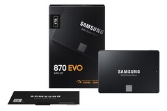 Die neueste Generation der Samsung SSD 870 EVO reizt die Geschwindigkeit der SATA-Verbindung aus. (Bild: Samsung)