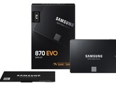 Die neueste Generation der Samsung SSD 870 EVO reizt die Geschwindigkeit der SATA-Verbindung aus. (Bild: Samsung)
