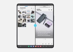 Das Samsung Galaxy Z Fold2 5G erhält mit dem Update auf One UI 4.1.1 eine Reihe praktischer Multitasking-Features. (Bild: Samsung)