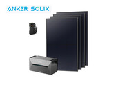 Anker Solix Solarbank 2 mit 1,6 kWh als Balkonkraftwerk-Komplettset mit vier Solarmodulen