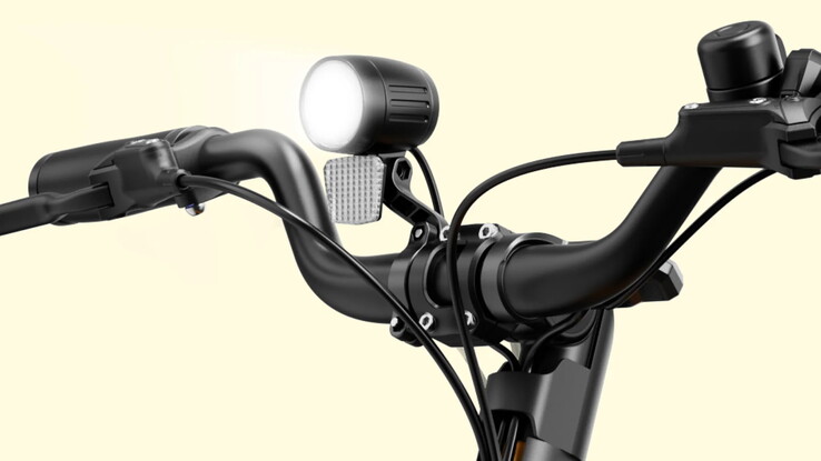 Eine Beleuchtung ist im Lieferumfang enthalten (Bildquelle: Heybike)