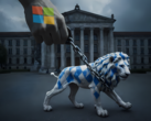 Bayern an den Ketten Microsofts (Symbolbild Stable Diffusion)