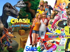 Spiele-Verkaufscharts: Crash Bandicoot, Mario, Dinos und die Sims wieder top.