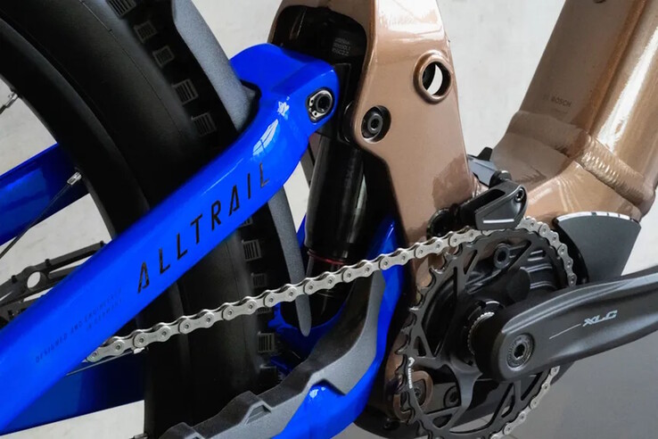 Verbaut sind ein Mittelmotor und auch ein Dämpfer (Bildquelle: Haibike)