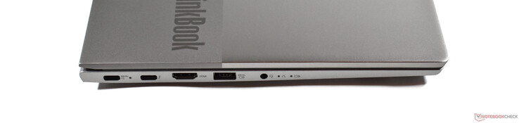 links: USB C 3.2 Gen 2, Thunderbolt 4, HDMI 2.0, USB A 3.0, 3.5mm Audio