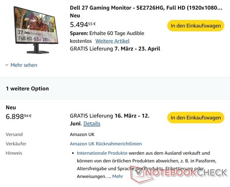 Die 27-Zoll-Variante ist