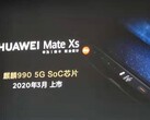 Das Huawei Mate Xs wird im Frühjahr 2020 auch 65 Watt starkes Fast-Charging bieten, verrät eine Zertifizierung.