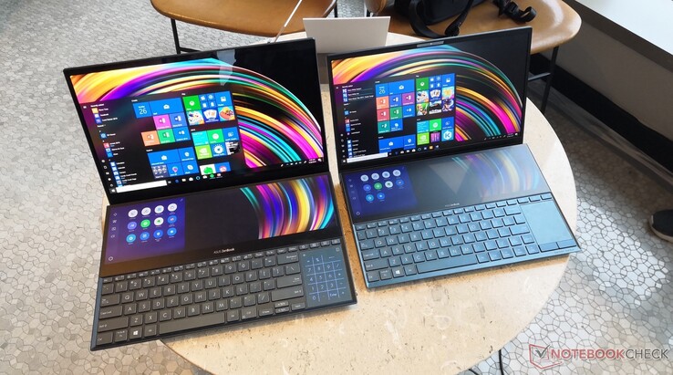 ZenBook Pro Duo (links) & ZenBook Duo (rechts)