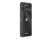 Das Motorola Moto E22 setzt auf eine Dual-Kamera im recht unauffälligen, rechteckigen Kameramodul. (Bild: 91mobiles)