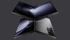 Samsung könnte in diesem Jahr ein Galaxy Z Fold6 Ultra statt eines Galaxy Z Fold6 FE planen, sagt die Gerüchteküche. (Bild: OnLeaks&amp;Smartprix)