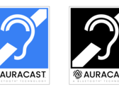 Der Vorschlag von Bluetooth, wie Auracast-Logos aussehen könnten.