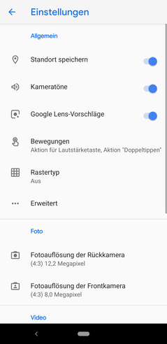 Test Google Pixel 3a Smartphone