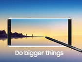 Das Galaxy Note 8 war bereits kurz im Samsung-Store zu sehen.
