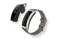 Das Huawei TalkBand B7 präsentiert sich als smartes Armband mit integriertem Ohrhörer für bequemere Telefonate. (Bild: Huawei)