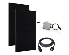 Balkonkraftwerk 800 Watt mit Wechselrichter von Deye zur Produktion von umweltfreundlichem Solarstrom (Bild: Ja Solar, Deye)