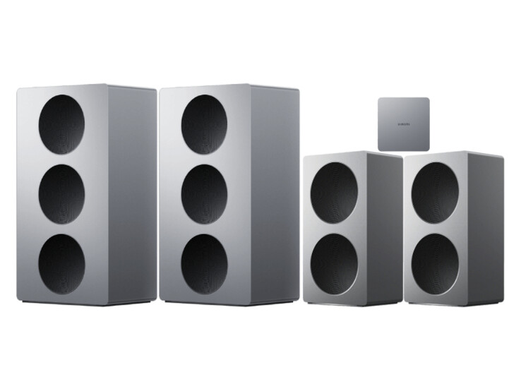 Xiaomi bündelt in seinem Sound-2-Paket vier Lautsprecher und einen drahtlosen Audio-Connector
