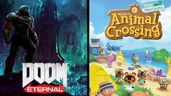Spielecharts: Animal Crossing New Horizons und Doom Eternal.