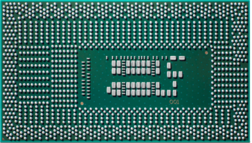 Intel 'Kaby Lake-R' Core i5-8250U (Rückseite)