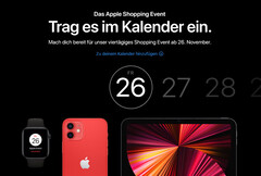 Apple hat ein Shopping-Event für den Black Friday 2021 angekündigt. (Bild: Apple)