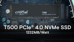 150 Euro für das 2TB-Modell sind der aktuell günstigste Preis für die T500 SSD (Bild: Crucial)