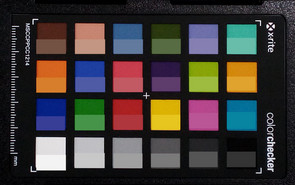 ColorChecker: In der unteren Hälfte eines jeden Feldes wird die Referenzfarbe dargestellt.