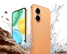Das Honor X7e in der Farbvariante Sunset Orange.