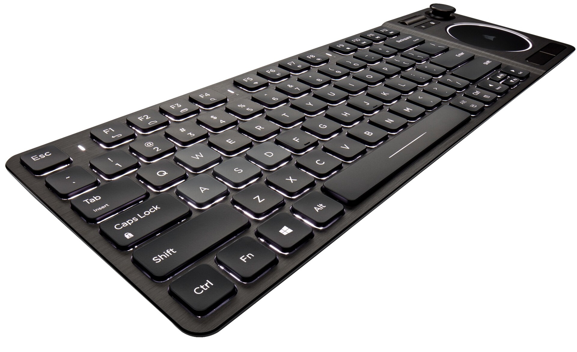 Corsair K83 Wireless Entertainment Keyboard mit Joystick und Touchpad