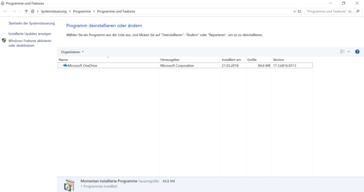 Sehr saubere Windows-Installation