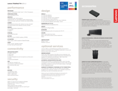 Datenblatt Lenovo ThinkPad T14 Gen 2 Intel