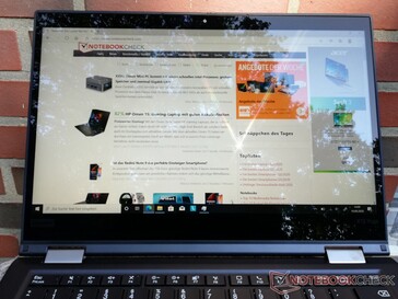Lenovo ThinkPad X13 Yoga im Außeneinsatz