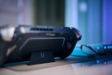 Schieberegler auf der Rüchseite zum Umschalten der Schultertasten