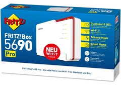 Die FritzBox 5690 Pro gibts im eBay-Deal aktuell für 259 Euro (Bildquelle: AVM)