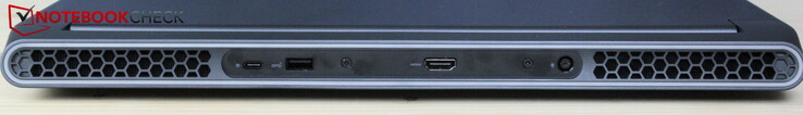 Hinten: USB-C 3.2 Gen2, USB-A 3.0 mit PowerShare, HDMI 2.1, Netzanschluss