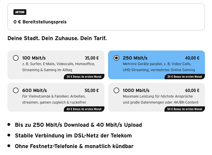 Congstar: Tarife und Boni