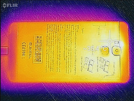 Wärmeentwicklung auf der Rückseite unter Last