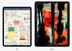 Das Apple iPad Pro der nächsten Generation soll dem aktuellen Modell recht ähnlich sehen, beim Display und Prozessor gibts aber Upgrades. (Bild: Apple)