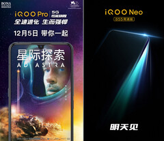 Vivo iQoo Neo 855 Racing Edition und iQoo Pro 5G Ad Astra.