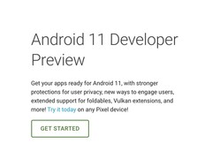 Android 11 bereits zu haben? Zumindest die Developer Preview-Webseite von Google war etwas verfrüht bereits online.
