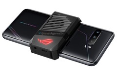 Das ROG Phone 3 von Asus startet in Deutschland in drei Varianten, hier im Verbund mit dem Aero Active Cooler.