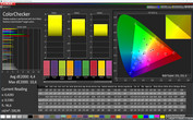 Farbtreue (Bildschirmmodus Anpassungsfähig, Zielfarbraum AdobeRGB)